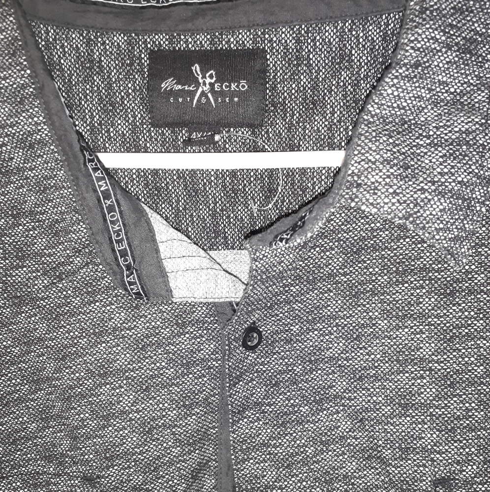 MENS 4XL ECKO BUTTON UP LONG SLEEVE SHIRT